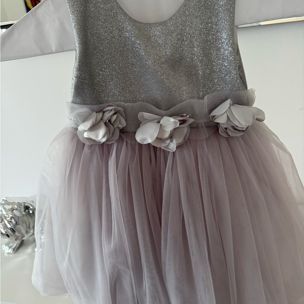 Tulle Silver and Lavender Formal Kids Dress Atelier kids